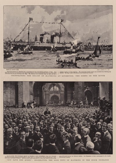 The Relief of Mafeking by Charles Edward Dixon